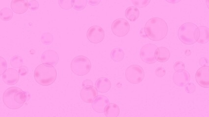 Pink Background with Bubbles Pastel Apricot Orange Watercolor Artistic Background Texture.