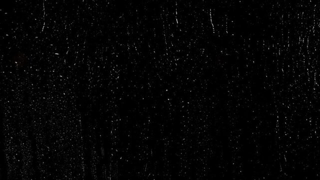 rain on black background in windows overlay