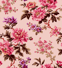 floral background with flowers