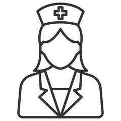 Nurse Outline Icon