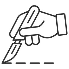 Obraz premium Surgery Outline Icon