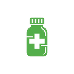Obraz premium green medical symbol vector
