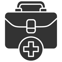 Medical Kit Glyph Icon