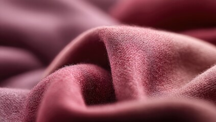 Close-up of draped, textured, ombre-shaded fabric