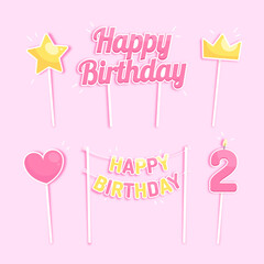 Cartoon cake topper a collection