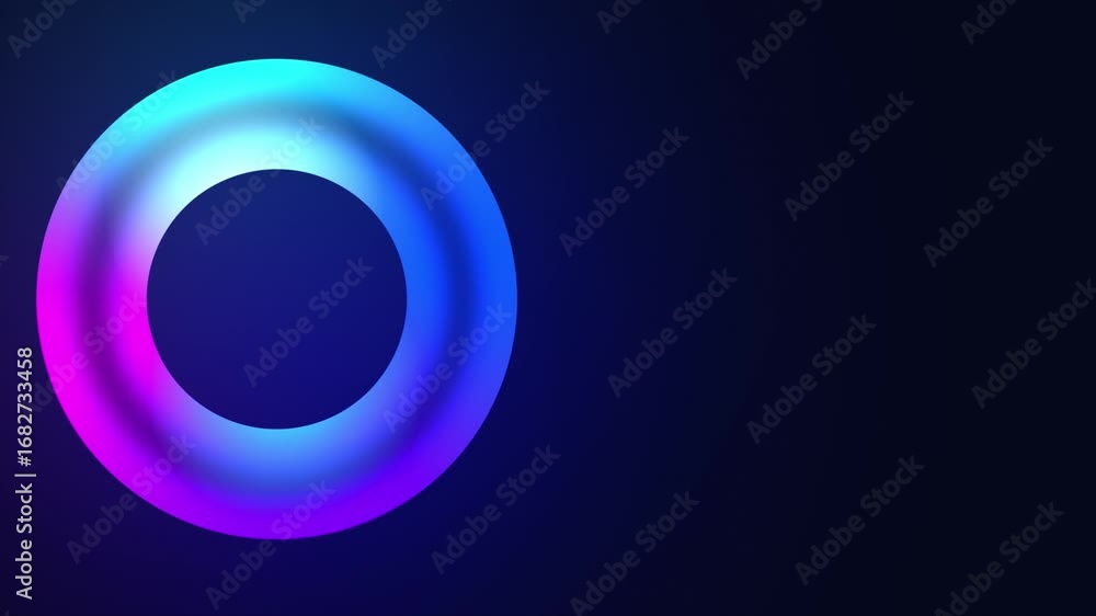 Poster abstract luminous gradient ring a mesmerizing circle of light and color