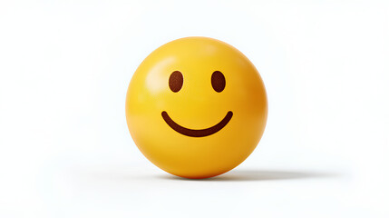 Fototapeta premium smiley face on white background