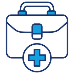 Medical Kit Blue Icon