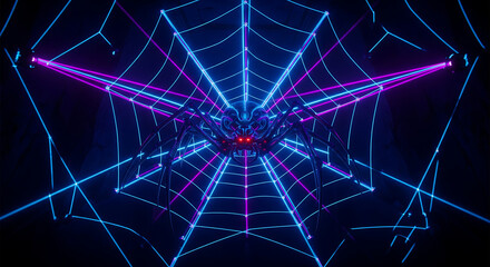 Neon Spiderweb Trap.