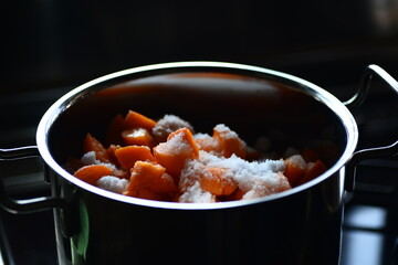  I made homemade apricot jams.
