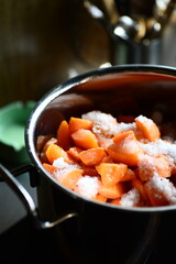  I made homemade apricot jams.