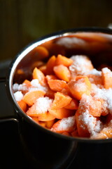  I made homemade apricot jams.
