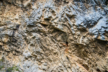 Close-up of rock layers. Natural background and texture for design.