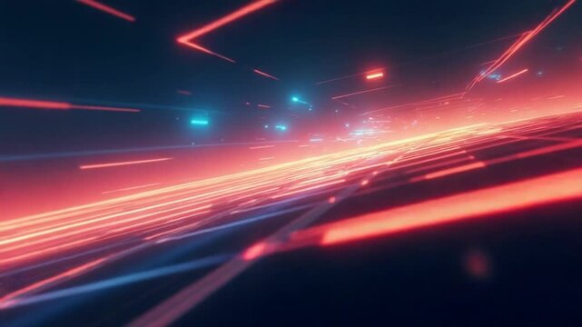 Abstract futuristic motion background