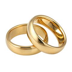 Elegant gold wedding rings symbolize love and commitment, showcasing timeless design that captures essence of unity and devotion