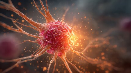 Cancer Cell Microscopic View Disease Research Medicine