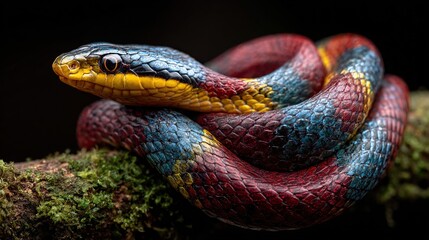 Obraz premium snake in the garden