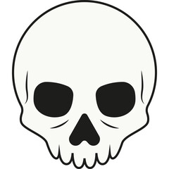 Skull Face Vector
