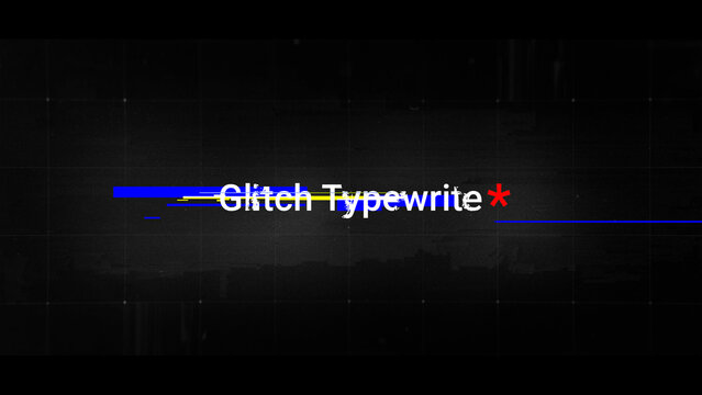 Glitch Typewriter 6
