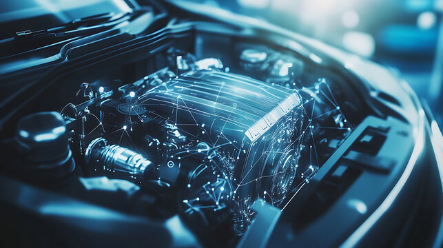 Advanced Engine with Integrated Network Connections