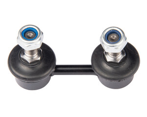 Auto suspension parts, stabilizer bar on a white background