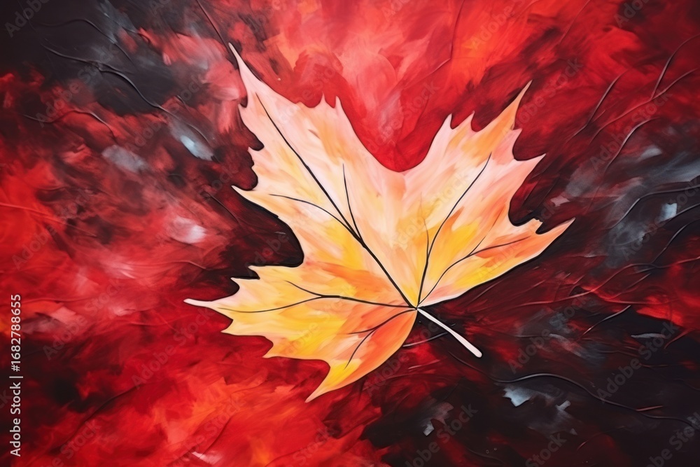 Poster dark maple leaf backgrounds abstract maple.