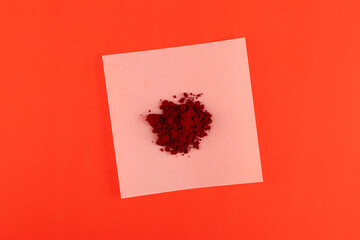 Allura Red AC is a popular dye used worldwide. Powder. Food additive E129 azo dyeing used in...