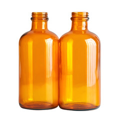 Glass bottles for essential oils studio setting product photography minimalist environment close-up view natural aesthetics