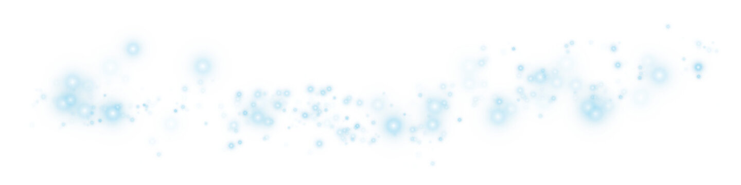 Elegant Blue Glitter Burst for Festive or Fantasy Design