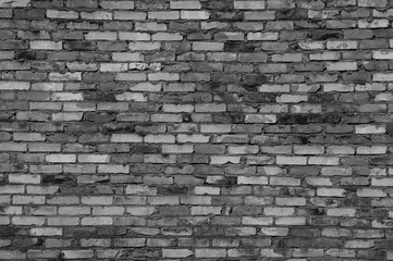 gray background, in the photo the texture of an old brick wall