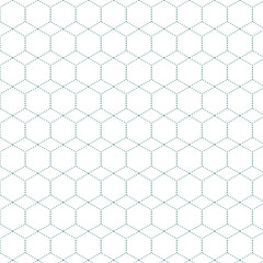 Fototapeta premium hexagon honeycomb abstract grid geometric texture seamless pattern