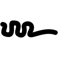 Scribbled Lines Abstract Illustration