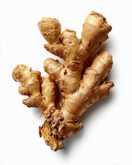 Fresh ginger root, top view (16)