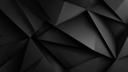 Fototapeta premium Abstract black geometric wallpaper abstract angular design.