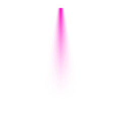 Abstract Pink Light Beam Shining with Focused Soft Edges and Realistic Glow for Stage, Scene, or Visual Effects