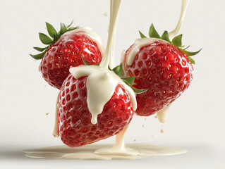 ホワイトチョコがけいちご