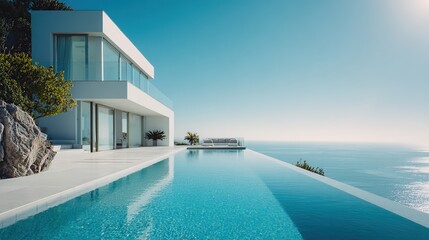 Fototapeta premium swimming pool in hotel resort