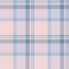 Soft, muted plaid pattern. A seamless tile of a classic textile design in pastel pinks and blues. Great for backgrounds, fashion, or crafting projects.