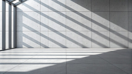 Fototapeta premium White Wall with Shadow – Minimal, Background, Texture, Architecture, Interior, Clean, Abstract, Modern, Pattern, Surface, Design, Style, Empty, Space, Light, Structure, Room, Floor