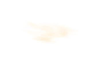 Hot air flow effect isolated on transparent background. Illustration of abstract yellow swirls. Symbol of infrared light beam, heat energy radiation trail, warm wind blowing