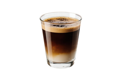 Layered Coffee Drink in Tall Glass