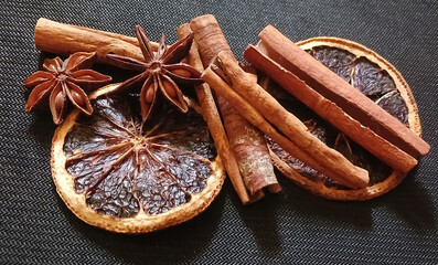 Dried Citrus and Spices