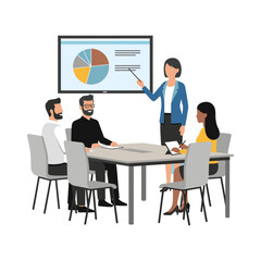 presentation vector illustration design