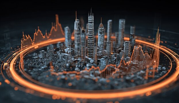 City data visualization - Powered by Adobe