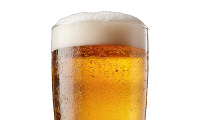 Refreshing Beer with Frothy Head