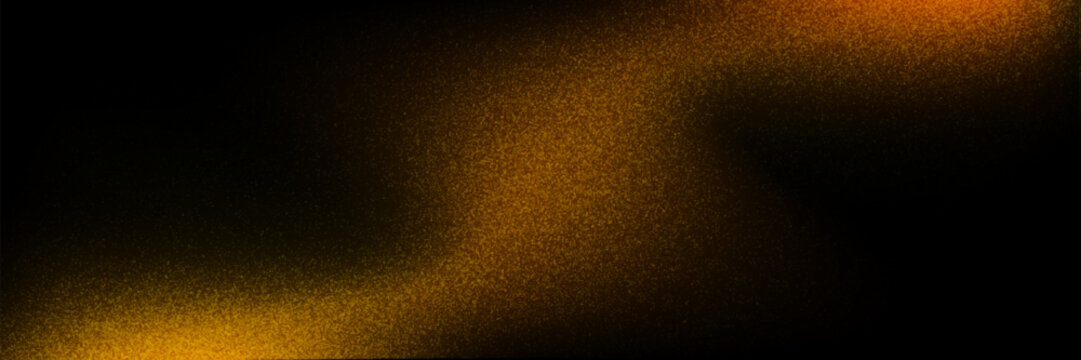 Atmospheric background with black shadows, orange glow and noise texture for photo light leak filter effects. Warm gradients bg with particles and grainy details for vintage photography overlay.