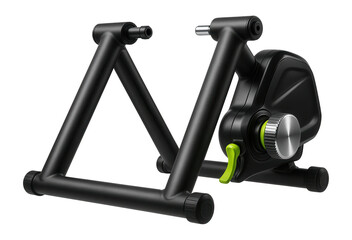 Hybrid bike trainer with both magnetic and fluid resistance options for versatile training