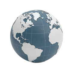 Naklejka premium Planet earth isolated on transparent background