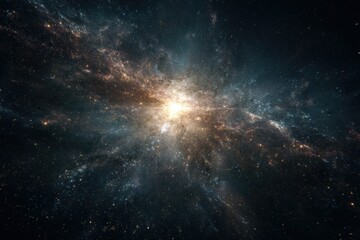 Cosmic nebula explosion