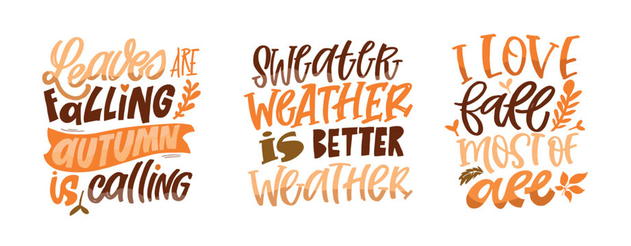 Trendy hand drawn doodle lettering quote about autumn fall pumpkin vibes. Lettering for t-shirt design, mug print, bag print, clothes fashion. 100% hand drawn vector image.